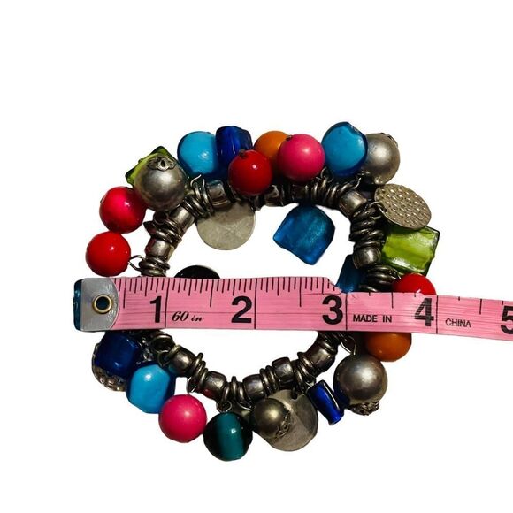 10/$25🦋 Charming Charlie Colorful Beaded Bracelet - Picture 6 of 7